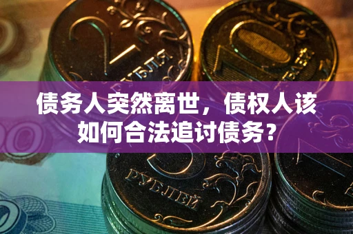 武汉债务人突然离世，债权人该如何合法追讨债务？