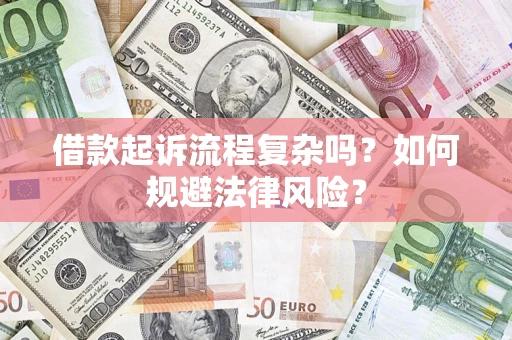 武汉借款起诉流程复杂吗？如何规避法律风险？