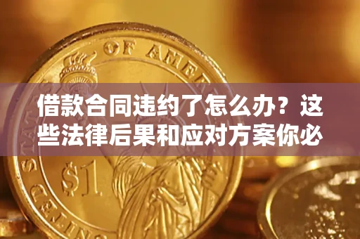 武汉借款合同违约了怎么办？这些法律后果和应对方案你必须知道
