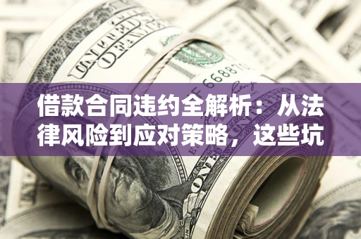 武汉借款合同违约全解析：从法律风险到应对策略，这些坑别再踩！