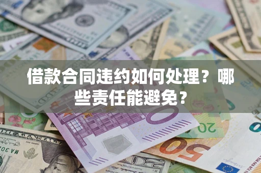 武汉借款合同违约如何处理？哪些责任能避免？