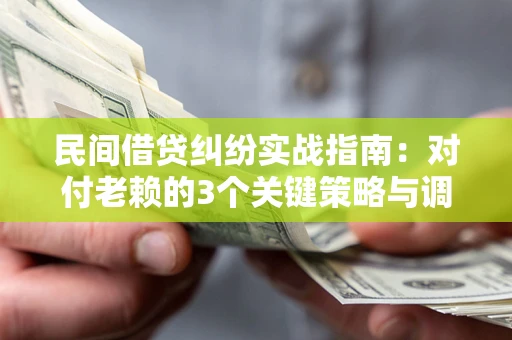 武汉民间借贷纠纷实战指南：对付老赖的3个关键策略与调解盲区解析