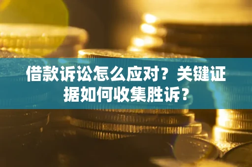 武汉借款诉讼怎么应对？关键证据如何收集胜诉？